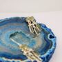 Green Tourmaline Sterling Silver Earrings, thumbnail 5 of 9