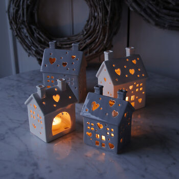 Illuminated Ceramic LED House Collection, 4 of 4