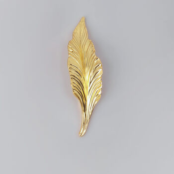G Decor Large Gold Leaves Door Pull Draw Handle, 4 of 8