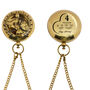 Personalised 4th Anniversary Brass Sundial Compass, thumbnail 1 of 12