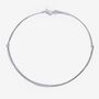 Ouroboros Snake Silver Choker Necklace, thumbnail 5 of 7