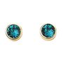 18ct Gold Plated December Birthstone Stud Earrings, thumbnail 4 of 8