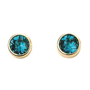 18ct Gold Plated December Birthstone Stud Earrings, 4 of 8