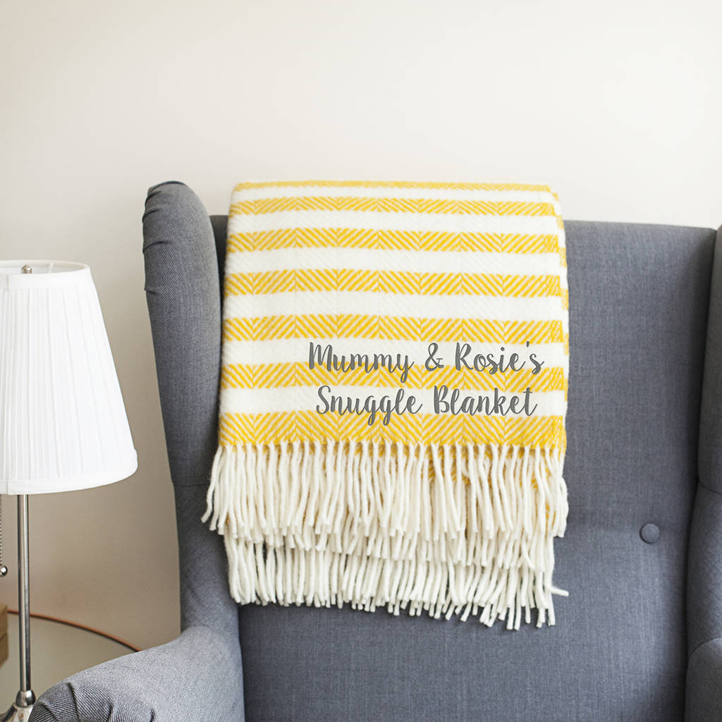 Personalised Mother's Day Blanket By Jonny's Sister