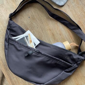 Monogrammed Large Cross Body Bag, 2 of 8