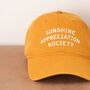 ‘Sunshine Appreciation Society’ Cotton Baseball Cap, thumbnail 7 of 12