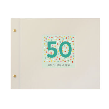 Personalised 50th Birthday Photo Album, 6 of 12