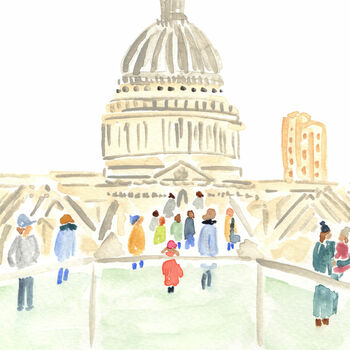 St Paul's Cathedral Greeting Card, 3 of 3