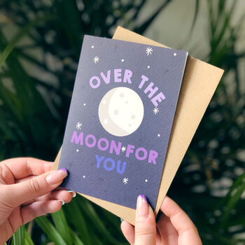 Congratulations Card 'Over The Moon For You', 3 of 4
