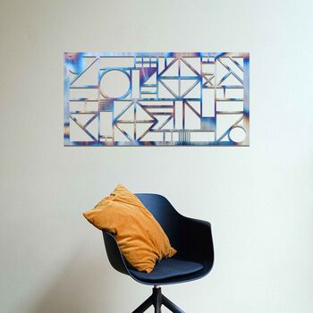 Geometric Metal Wall Art: Modern, Stylish Decor, 8 of 11