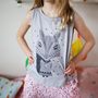 Kids Top Super Cool Children's Grey Tee For Girls, thumbnail 3 of 4