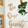 'Be Our Guest' Wood Words, thumbnail 7 of 8