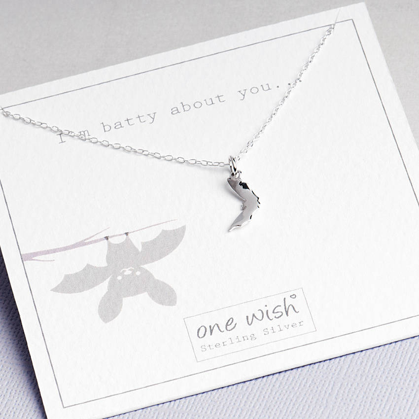 OH MY GOD! Bat Necklace 925 Sterling Silver Handmade Clavicle Chain - Shop  enchant Collar Necklaces - Pinkoi