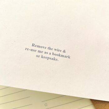 Thank You Teacher Card With Wire Apple Bookmark, 3 of 7