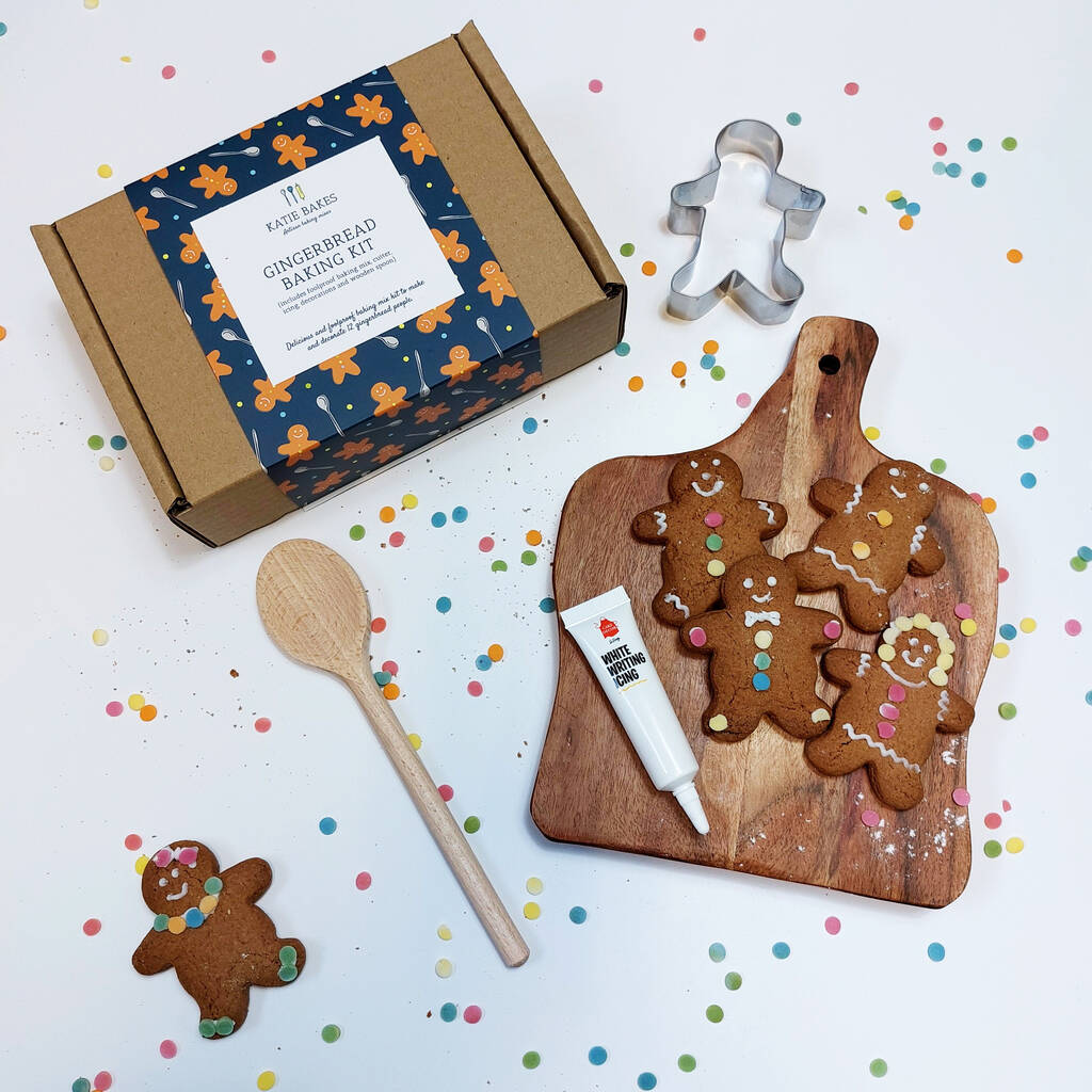 Gingerbread Gift Box Baking Kit, 1 of 5