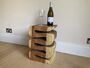 Hand Carved Solid Wooden Snake Side Table – 45cm, thumbnail 1 of 3