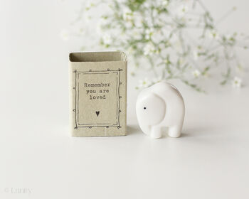 14th Wedding Anniversary Gift, Dainty Elephant Gift, 2 of 3