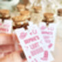 Last Rodeo Hen Party Favours Personalised Shot Bottle Party Bag Filler, thumbnail 7 of 7