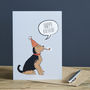 Yorkshire Terrier Birthday Card, thumbnail 2 of 2
