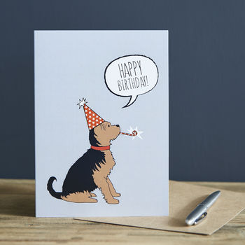 Yorkshire Terrier Birthday Card, 2 of 2