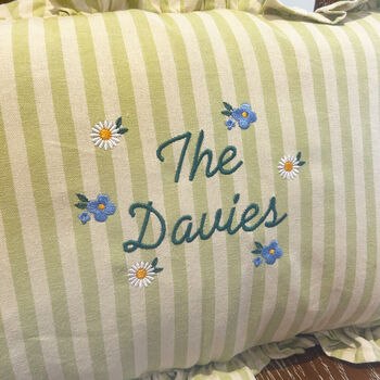 Embroidered Bespoke Cushions, 3 of 10