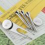 Personalised Silver Plated Golf Tee Gift Set, thumbnail 1 of 4