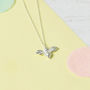 Personalised Silver Mum To Bee Necklace, thumbnail 4 of 4