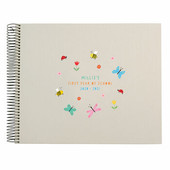 Personalised First Year Of School Spiral Bound Book, 2 of 6