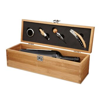 Luxury Wine Set In Bamboo Gift Box, 2 of 4