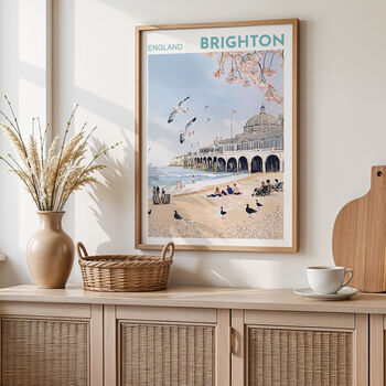 Brighton Pier Travel Poster, 6 of 9