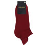 Polka Denim And Organic Burgundy Men's Trainer Socks, thumbnail 7 of 7