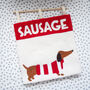 Sausage Dog Punchneedle Wall Hanging, thumbnail 2 of 3