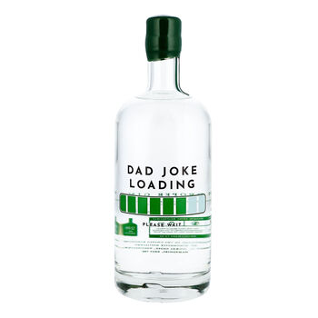 Dad Joke Loading Gin/Vodka Alcohol Bottle, 2 of 5
