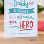 'You Are My Hero' Christmas Card For New Dad, thumbnail 2 of 2