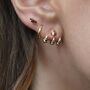 Sterling Silver Or Gold Plated Claw Earring, thumbnail 1 of 5