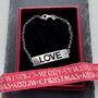 Sterling Silver Love Bracelet, thumbnail 1 of 4