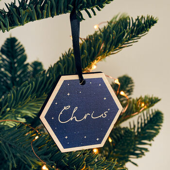 Personalised Celestial Christmas Place Setting, 4 of 4