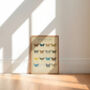 Butterflies Vintage Print, thumbnail 2 of 3
