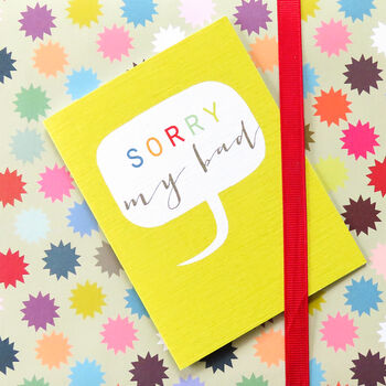 Mini Sorry My Bad Card, 5 of 5