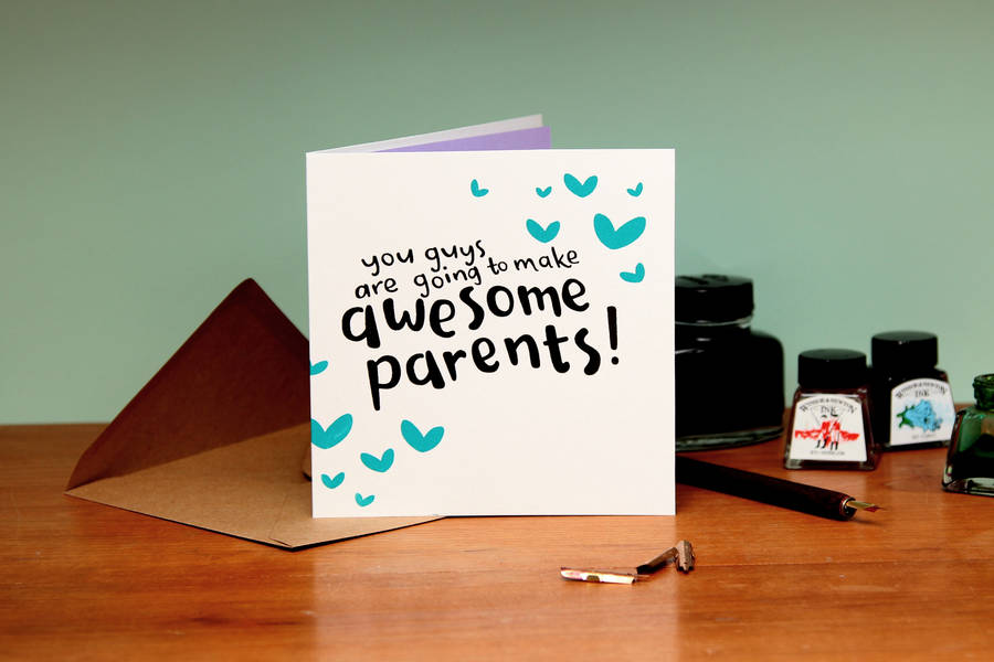 you're going to make awesome parents card by hunter paper co ...