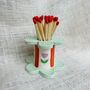 Green Daisy Matchstick Holder Pre Order Only, thumbnail 2 of 2