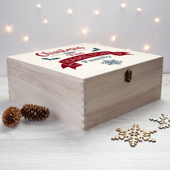 Personalised Our Family's Christmas Eve Box, 3 of 6