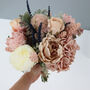 Blush Pink And Peach Bridal Artificial Flower Bouquet, thumbnail 12 of 12