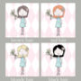 Personalised Girl's Thank You Cards, thumbnail 2 of 2