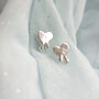 Melt My Heart Studs In Silver, thumbnail 1 of 3