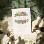 Tropical Save The Date Cards And Envelopes, thumbnail 3 of 5