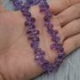Purple Amethyst Beaded Necklace, thumbnail 4 of 9