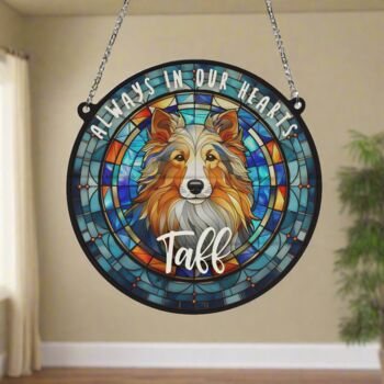 Sheltie Memorial Suncatcher, 6 of 6