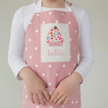 Handmade Personalised Embroidered Apron, 8 of 12