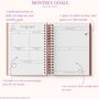 Personalised Luxury 2025 Weekly Diary| Planner| Lavender, thumbnail 7 of 10